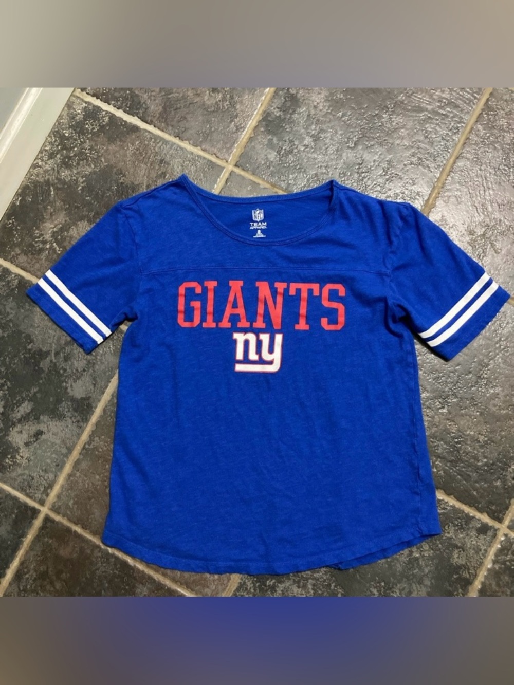 New York Giants NFL Royal Blue T-Shirt Women’s Size S